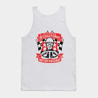 Original 1957 Riverside Raceway emblem - distressed vintage Tank Top